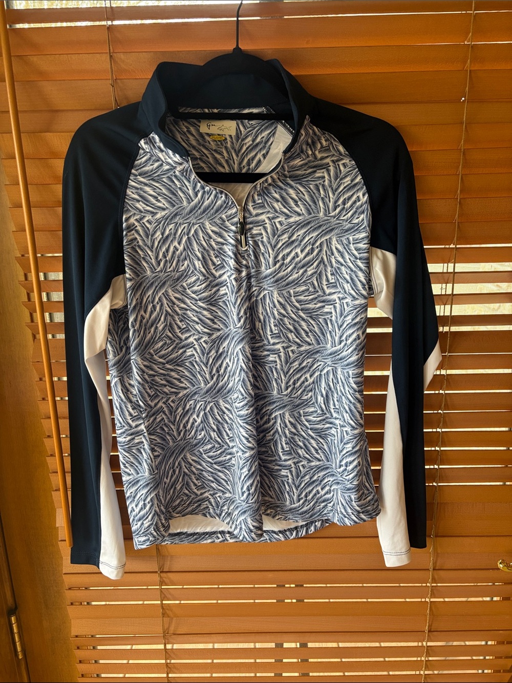 Greg Norman Women's  Union League Golf Polo XP 1/4 Zip; Sz: M; EUC